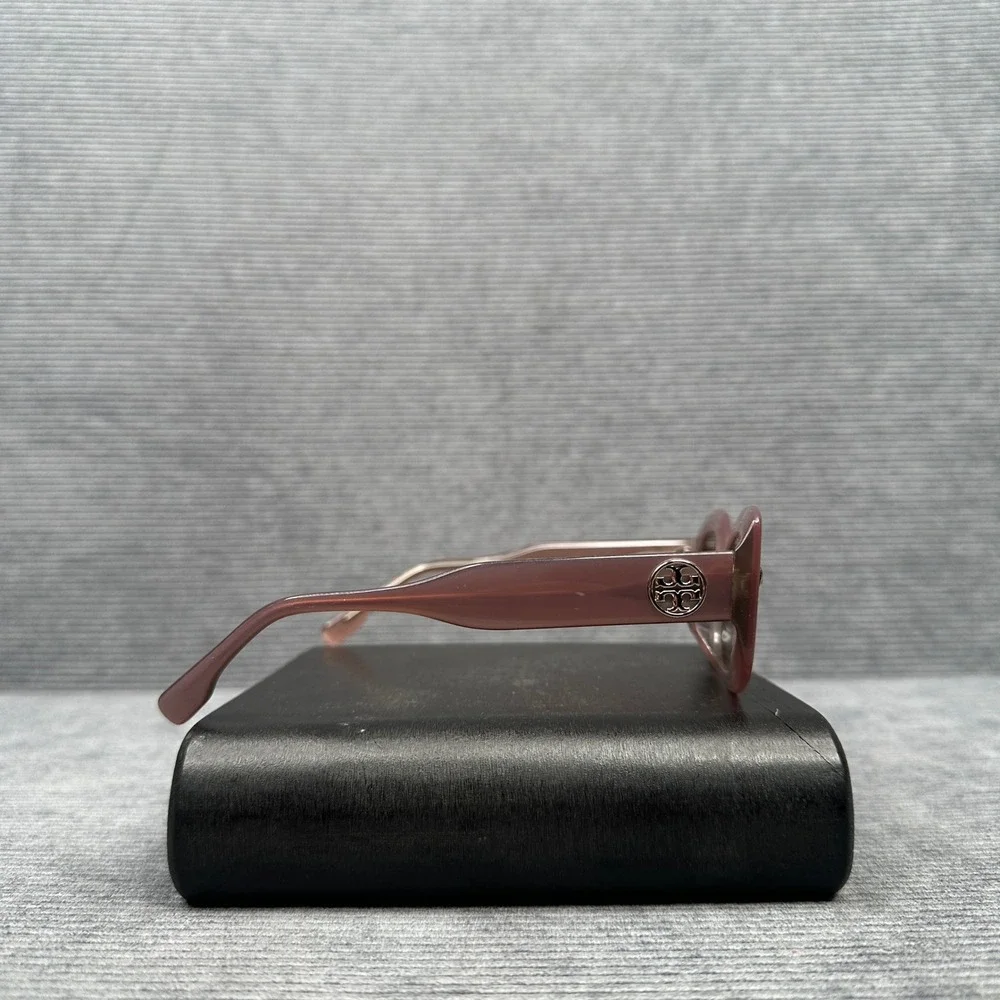 Tory Burch TY7202U Mauve Pink Rectangular Y2K Sunglasse Silver 1947/73 50-19-145